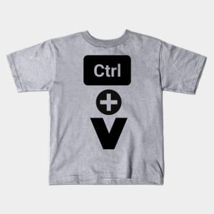 Ctrl + V Design Kids T-Shirt